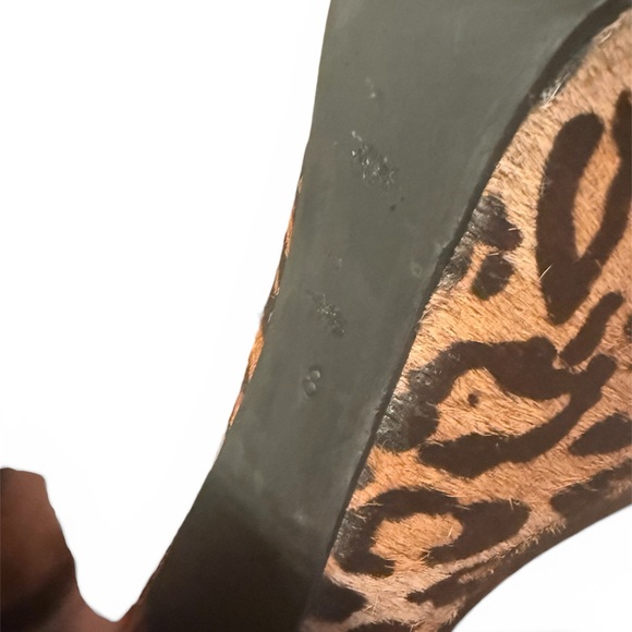 UNIF Goner Leopard Print Platform Heels Size 8 - Picture 9 of 12